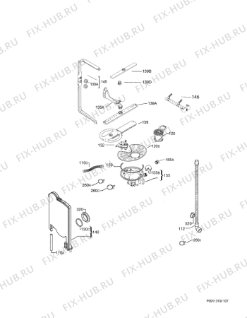 Взрыв-схема посудомоечной машины Frigidaire Gallery LGID2475QF1A - Схема узла Hydraulic System 272